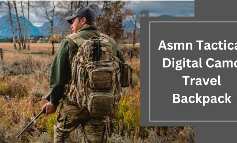 Asmn Tactical Digital Camo Travel Backpack