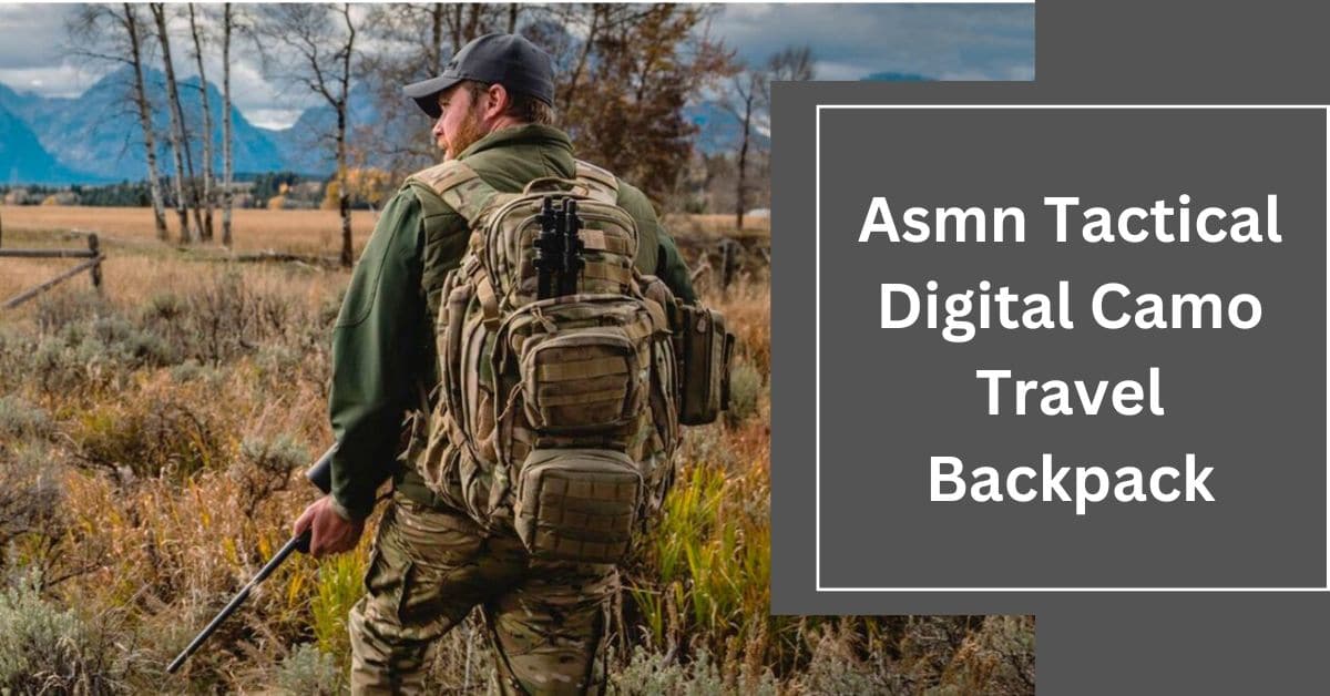 Asmn Tactical Digital Camo Travel Backpack