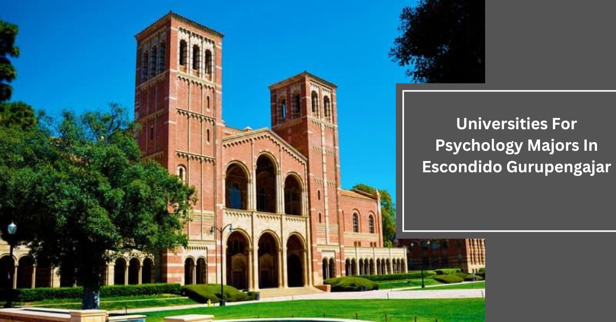 Universities For Psychology Majors In Escondido Gurupengajar