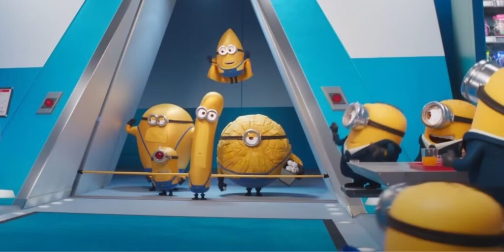 Are there any showtimes for Minions in conjunction with Despicable Me 4