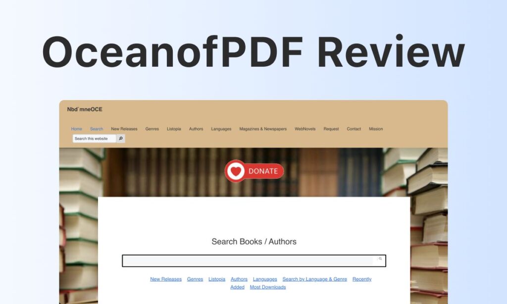 OceanofPDF Security Concerns