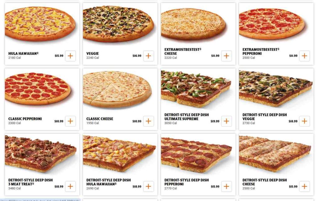 What Menu Items Are Available At Little Caesars Locations Nearby