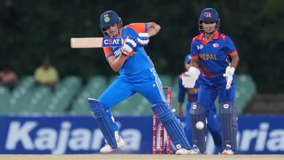 What is the significance of the India vs. Nepal cricket match timeline